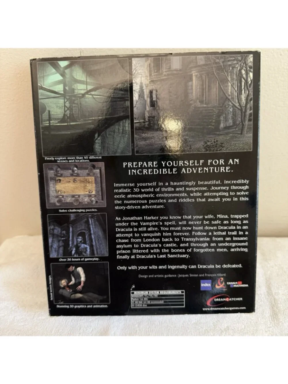 Dracula The Last Sanctuary PC CD-ROM Game Sealed Sticker DreamCatcher Kmart